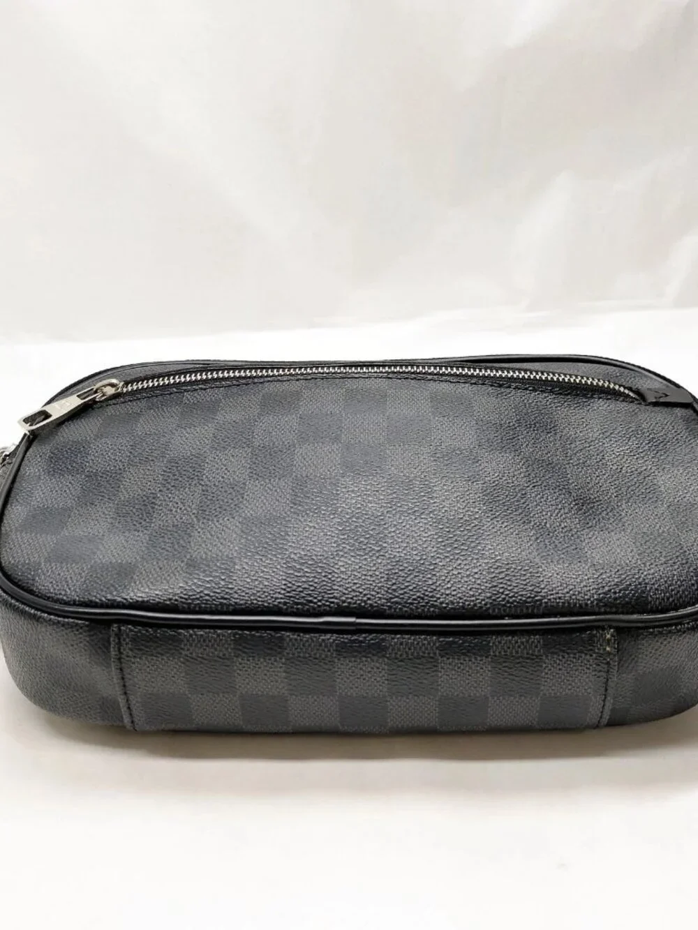 Authentic Louis Vuitton Ambler Damier Graphite Belt Bag Crossbody LV Luxury